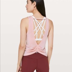 Lululemon Deep Stretch Tank Size 6 Dusty Pink